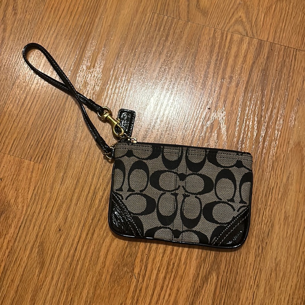 Mini coach wristlet